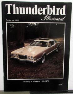 1974-1976 Thunderbird Illustrated Magazine Set of 8 History Information Stories