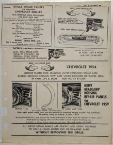 1949-1964 Custom Craft Custom Grilles Sales Folder - Kustom Kraft
