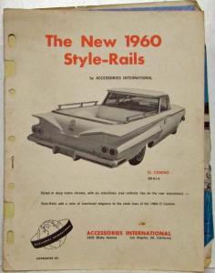 1949-1960 Accessories International Catalog and Price Sheets - Continental Kits