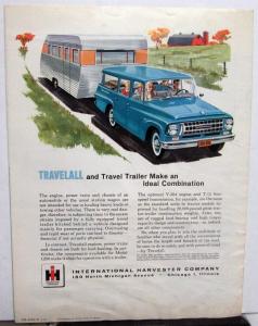 1963 International IH Travelall Truck Dealer Sales Brochure Folder Wagon Orig