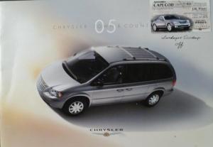 2005 Chrysler Town & Country Color Sales Brochure