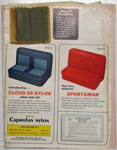 1968 Arthur Fulmer Seat Cover & Audio Offerings to Resellers Sales Mailer Folder