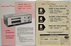 1968 Arthur Fulmer Seat Cover & Audio Offerings to Resellers Sales Mailer Folder