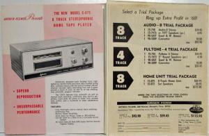 1968 Arthur Fulmer Seat Cover & Audio Offerings to Resellers Sales Mailer Folder