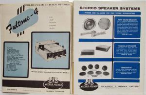 1968 Arthur Fulmer Seat Cover & Audio Offerings to Resellers Sales Mailer Folder