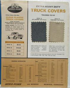 1968 Arthur Fulmer Seat Cover & Audio Offerings to Resellers Sales Mailer Folder