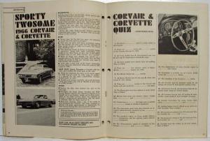 1966 Chevrolet Dealer Meeting Guide and Quiz Book - New Product Training