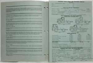 1967 Chevrolet Dealer Meeting Guide Quality Truck Quiz Sheet