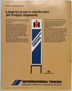 1974 International Construction Trucks Oversized Sales Brochure - Scout Transtar