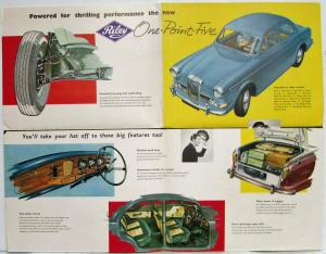 1958 Riley Two-Point Six and One-Point-Five Sales Folder/Posters