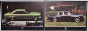 1979 Rolls Royce Prestige Sales Brochure with Spec Sheets