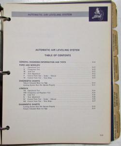 1970 Ford Lincoln Mercury Registered Service Technician Car Diagnosis Manual