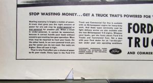 1938 Ford Truck V8 Stop Wasting Money Get A Truck Ad Proof Original