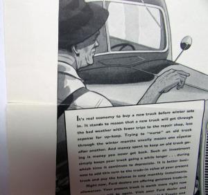 1938 FordV8 Truck Take A Tip From Me Now Is The Time To Buy A Ford Ad Proof Orig