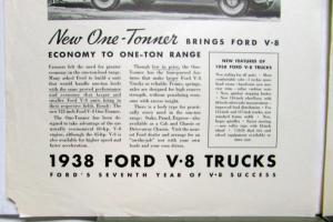 1938 Ford V8 Truck Features Farmers Wanted It Ford Built It Ad Proof Original