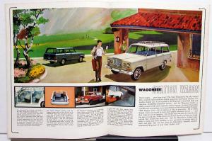 1964 Jeep Full Line Sales Brochure Folder Wagoneer Gladiator Universal CJ