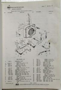 1970 Mack Truck M25X 2526-30 Model Parts Book - Number 9320