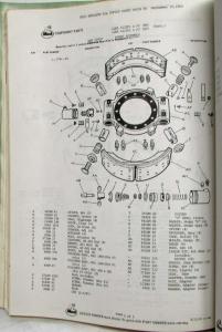 1970 Mack Truck M25X 2526-30 Model Parts Book - Number 9320