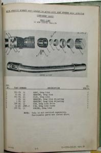 1952 Mack Truck LR Model Parts Book - Number 2122