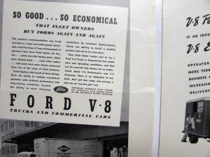 1938 Ford V8 Truck Delivery So Good So Economical Ad Proof Original
