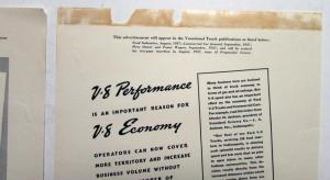 1938 Ford V8 Truck Delivery So Good So Economical Ad Proof Original