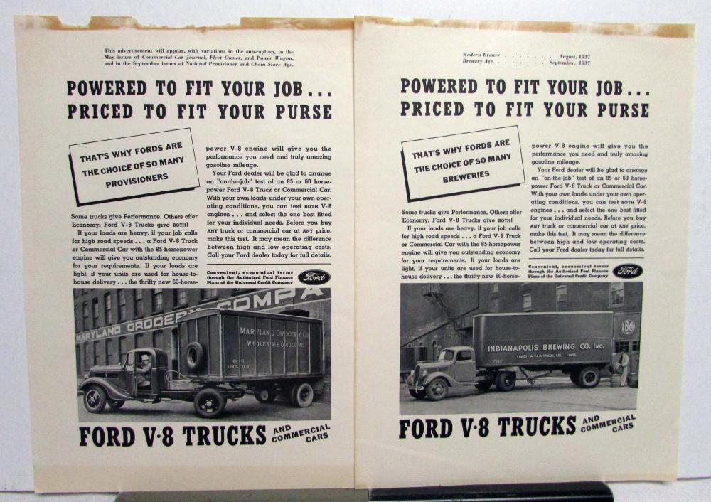 1938 Ford V8 Truck Powered To Fit Your Job Priced To Fit Your Purse Ad Proof