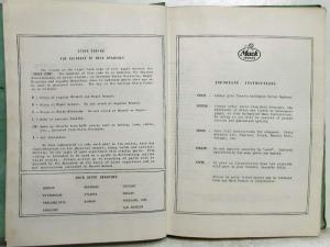 1958 Mack Truck LVX Model Parts Book - Number 2559