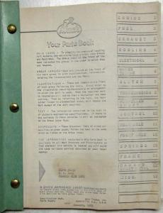 1965 Mack Truck M15X Model Parts Book - Number 4430