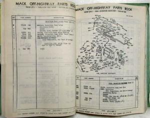 1965 Mack Truck M15X Model Parts Book - Number 4430