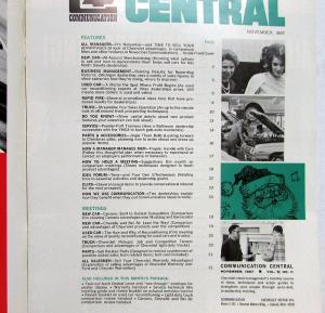 1967 Chevrolet Communication Central Intro 1968 Cars Dealer Only Item Magazine