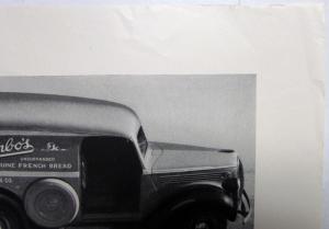 1939 Ford V8 Trucks & Commercial Cars Picture Of Two Salesmen Ad Proof Original