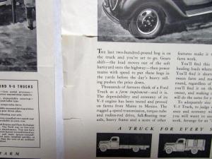 1939 Ford V8 Truck One Tonner Features Truck That Will Stand By You AdProof Orig