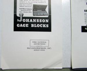 1941 Ford Johansson Gage Blocks How Thick Is The Thread In A Spiders Web AdProof