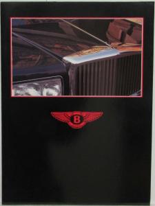 1984 Bentley Turbo R Mulsanne Turbo Continental Large Sales Folder