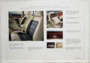 1993 Bentley Mulliner Park Ward Interiors Sheets