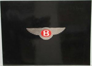 1988 Bentley Oversized Sales Brochure - Eight Mulsanne S Turbo R Continental