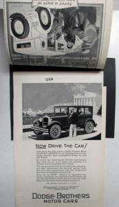 1926 Dodge Brothers Special DeLuxe Sedan Strength & Safety Ad Collection Orig