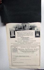 1926 Dodge Brothers Special DeLuxe Sedan Strength & Safety Ad Collection Orig