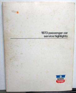 1973 Chrysler Dodge Plymouth Service Highlights Manual Challenger Charger Duster