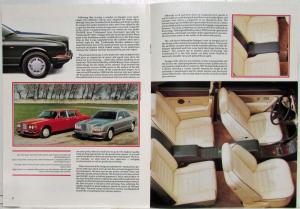 1991 Bentley Continental R Quest Magazine Article Reprint