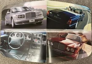 2000 Bentley Continental T Promotional Small Poster in Sleeve