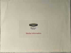 2001 Bentley Media Information Press Kit - Text Only