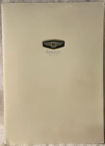 2001 Bentley Media Information Press Kit - Arnage LWB EXP Speed 8