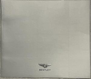 2002-2003 Bentley Continental GT Sales Brochure in Sleeve