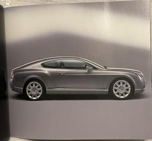 2002-2003 Bentley Continental GT Sales Brochure in Sleeve