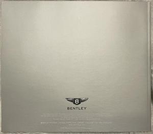 2002-2003 Bentley Continental GT Sales Brochure in Sleeve