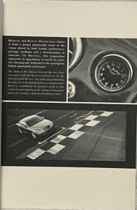 2003 Bentley Motors Breitling Chronograph Watch Sales Brochure