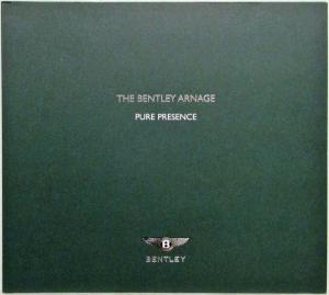2004 Bentley Arnage Pure Presence Sales Folder