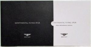 2004 Bentley Continental Flying Spur Sales Brochure in Sleeve