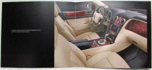 2004 Bentley Continental Flying Spur Sales Brochure in Sleeve